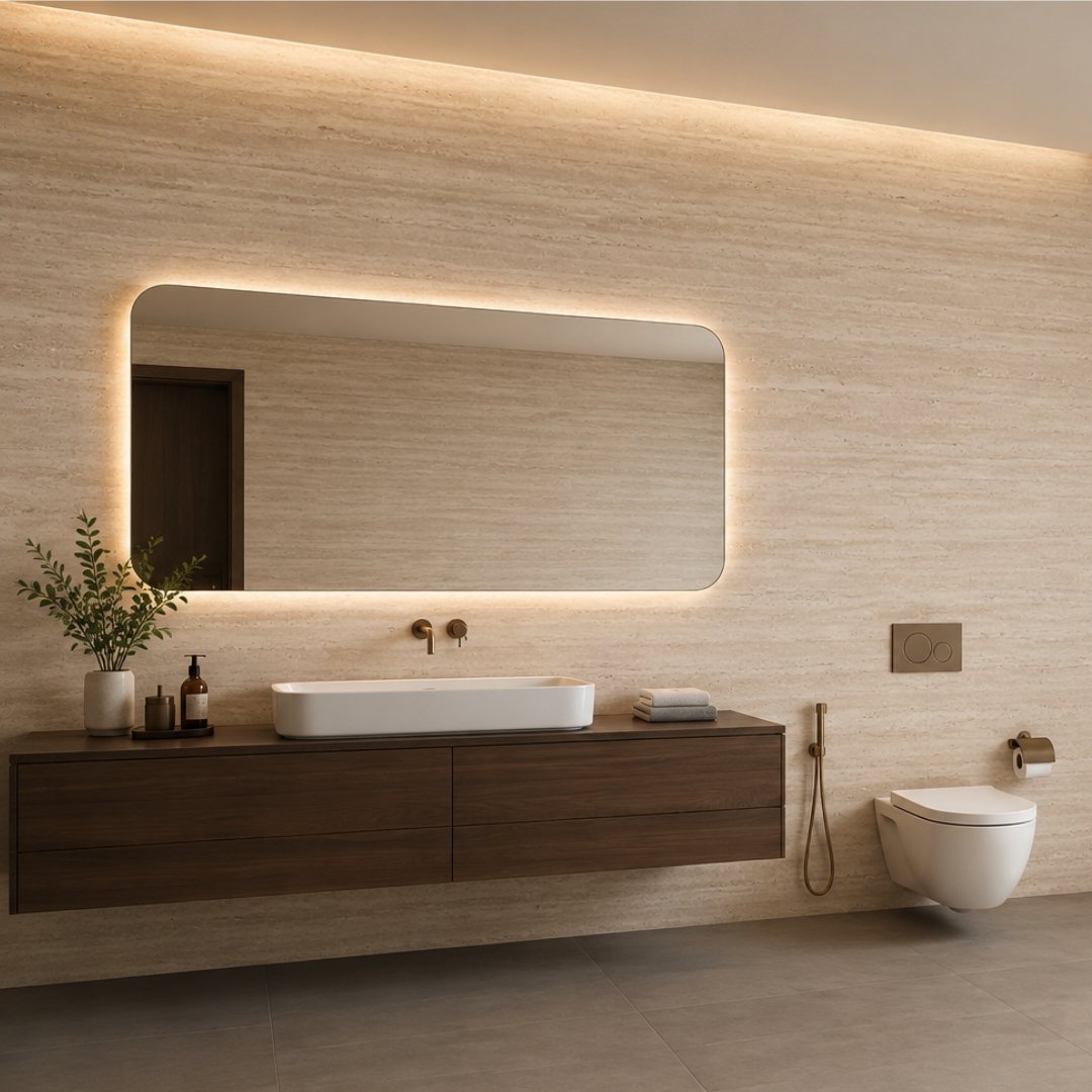 AL Traventino Beige Marble - My Home Studio